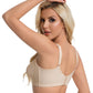 Sutien elegant pentru femei, transparent, cu acoperire completă, mărimi mari