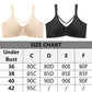 Sutien elegant pentru femei, transparent, cu acoperire completă, mărimi mari