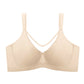 Sutien elegant pentru femei, transparent, cu acoperire completă, mărimi mari