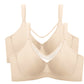 Sutien elegant pentru femei, transparent, cu acoperire completă, mărimi mari