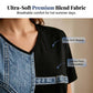 Tricou pentru femei, cu imprimeu șic denim și decolteu în V