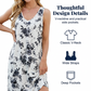 Rochie casual pentru femei, cu imprimeu, bretele subțiri și fără mâneci