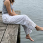 Pantaloni largi casual pentru femei, respirabili