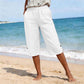 Pantaloni Capri Casual de Vară, Respirabili pentru Femei