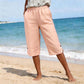 Pantaloni Capri Casual de Vară, Respirabili pentru Femei