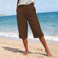 Pantaloni Capri Casual de Vară, Respirabili pentru Femei
