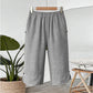 Pantaloni Capri Casual de Vară, Respirabili pentru Femei