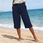 Pantaloni Capri Casual de Vară, Respirabili pentru Femei