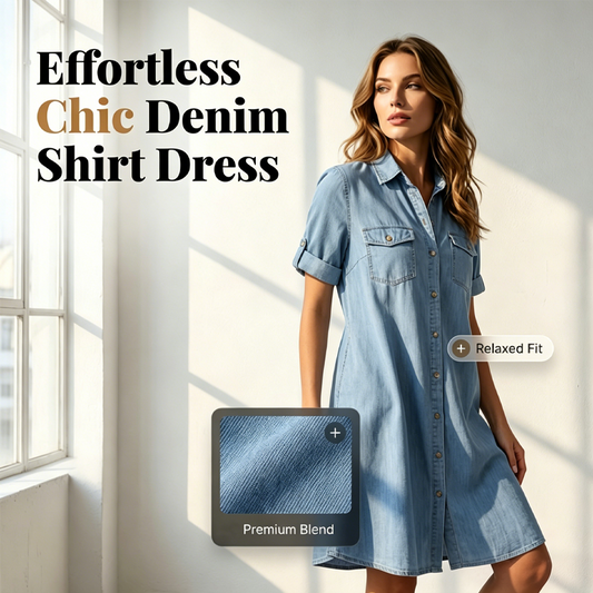 Rochie de blugi casual pentru femei
