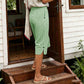 Pantaloni Capri casual pentru femei, cu model caroiaj