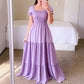 Rochie Maxi Elegantă pentru Femei, cu Volane