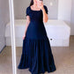 Rochie Maxi Elegantă pentru Femei, cu Volane