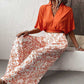 🌷Set elegant pentru doamne din două piese 【Bluză cu decolteu în V și pantaloni cu picior larg】