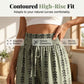 Women's Smocked High Waist Printed Lantern Pants