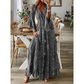 Rochie maxi boemă cu imprimeu floral pentru femei