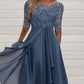 Rochie elegantă cu broderie, tip cocktail, lejeră