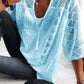 👚🌸 Bluză pentru femei cu guler în U și croșetat – Șnur cu ciucuri și mâneci scurte – Chic casual de vară 🌿