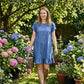 Elegant Washed Denim Dress