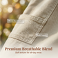 Pantaloni Capri pentru femei, uni, ușori, din amestec premium