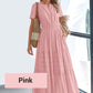Rochie Maxi pentru femei, stil Boho Chic, cu talie elastică