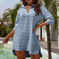 Cămașă de damă din șifon jacquard, lejeră, mărime oversized