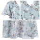 Rochie lungă cu mânecă scurtă și imprimeu floral