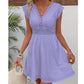 Elegant Lace V-Neck Summer Dress