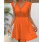 Elegant Lace V-Neck Summer Dress