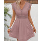 Elegant Lace V-Neck Summer Dress