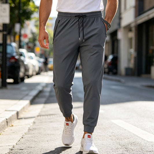 Pantaloni sport pentru bărbați, cu uscare rapidă și confort pe tot parcursul zilei