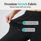 Pantaloni Capri pentru femei, casual, cu uscare rapidă și elastici