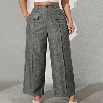 ✨ Pantaloni de costum cu talie înaltă pentru femei