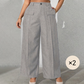 ✨ Pantaloni de costum cu talie înaltă pentru femei