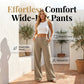 Pantaloni Casual cu Talie Largă pentru Femei
