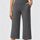 Women's Casual Wide Leg Cropped Pants