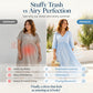 Rochie maxi cu decolteu în V și mâneci 3/4 pentru femei