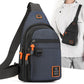 Geantă Crossbody Sling Bag cu Multiple Buzunare, Impermeabilă