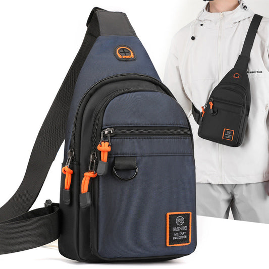 Geantă Crossbody Sling Bag cu Multiple Buzunare, Impermeabilă
