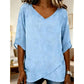 Women's Breathable Casual V-Neck Top