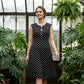 Women’s Summer Plus Size Polka Dot Sleeveless Midi Dress