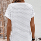 Women's Elegant Short Sleeve V-Neck Top