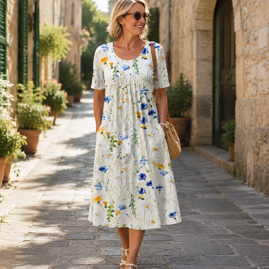 Rochie casual cu imprimeu floral pentru femei