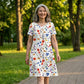 Rochie casual cu imprimeu floral pentru femei