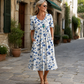 Rochie casual cu imprimeu floral pentru femei
