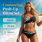 Costum de baie două piese cu efect de push-up pentru femei