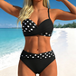 Costum de baie două piese cu efect de push-up pentru femei