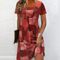 Rochie casual pentru femei cu model patchwork