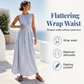 👗 Rochie Maxi Casual cu Dungi, Fără Mâneci pentru Femei