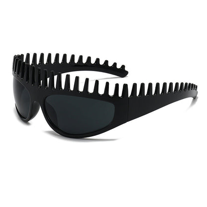 🕶️ Ochelari de soare pătrați cu ramă creativă