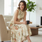 👗 Rochie casual pentru femei, fără mâneci, cu imprimeu floral
